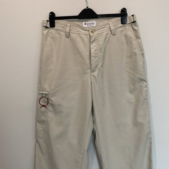 Columbia Tan Lightweight Straight leg Trail Pant Size 34 - Picture 3 of 15